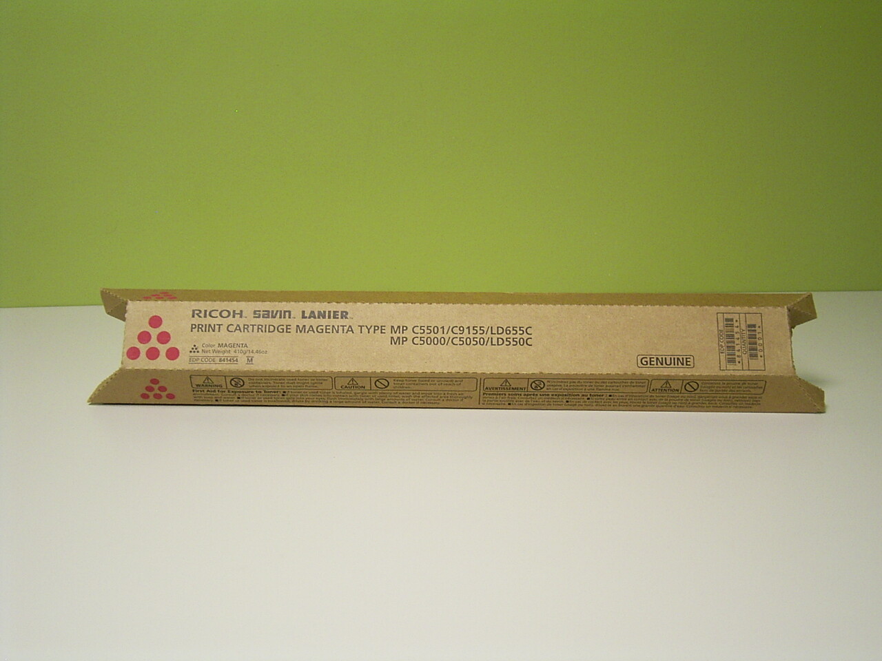 841454 OEM RICOH TYPE MP C5501/C9155/LD655C/MPC5000/C5050 PRINT CTG MAGENTA