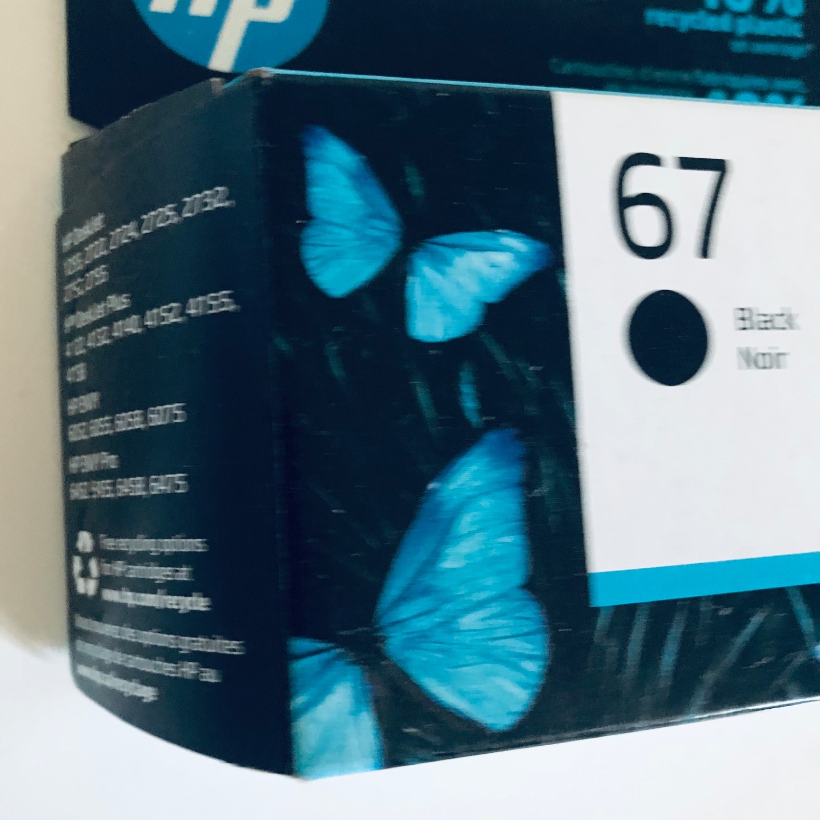 HP 67 Black Original Ink Cartridge 3YM56AN Genuine OEM Sealed Box 2023