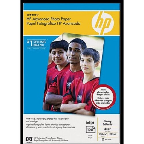 HP Advanced Glossy Photo Paper |100 Sheets | 4 x 6 in borderless | Q6638A NEW