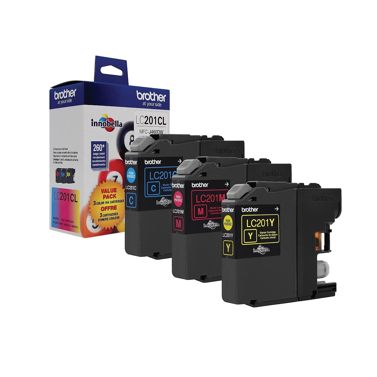 Brother Ink LC2013PKS Pack of 3 C/M/Y Genuine Innobella exp:08/2027