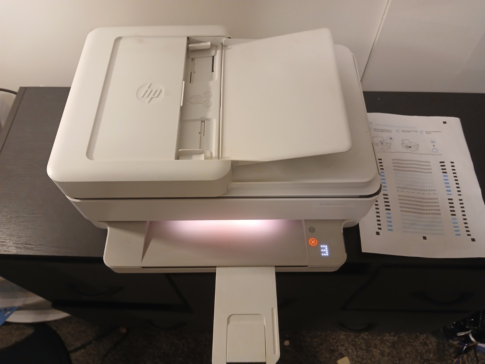 HP Envy Pro 6452 All-in-One Wireless Color Printer Copy. Scan. Fax *NO INK*