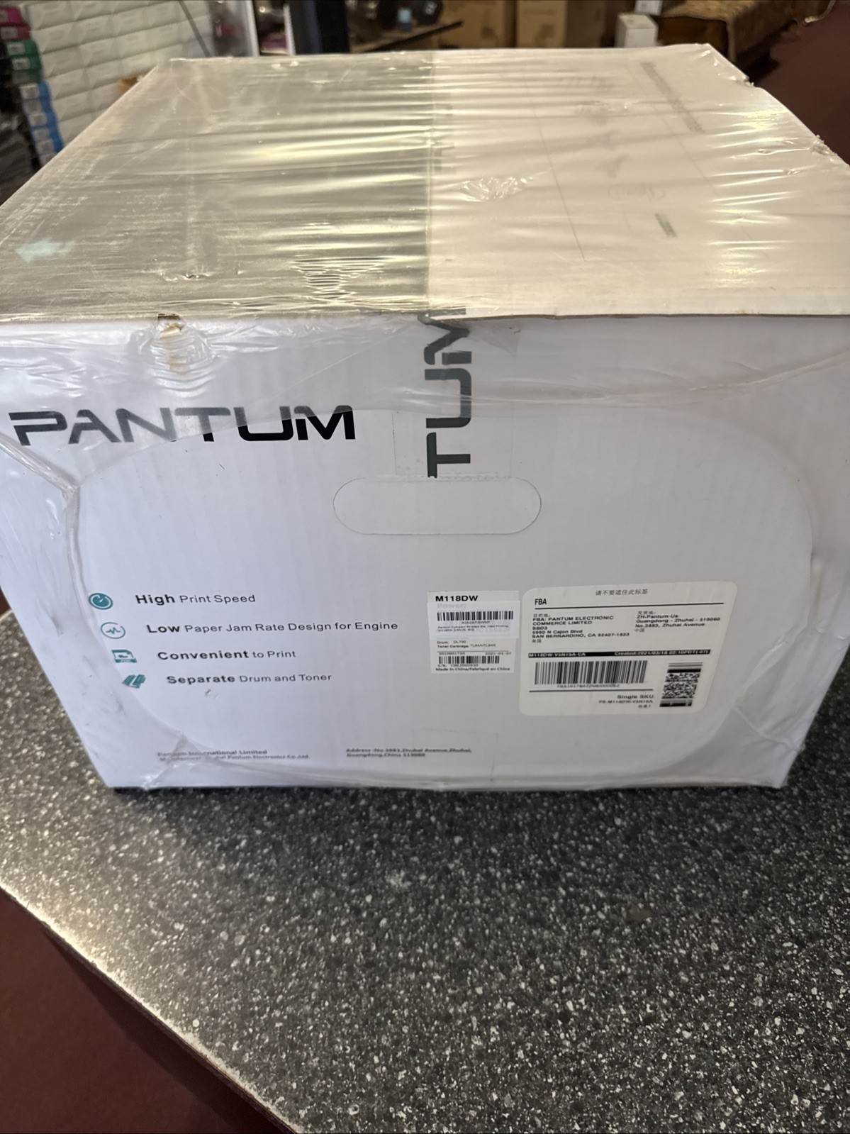 PANTUM Wireless Laser Printer Black and White Duplex Two-Sided Printing V5N19A