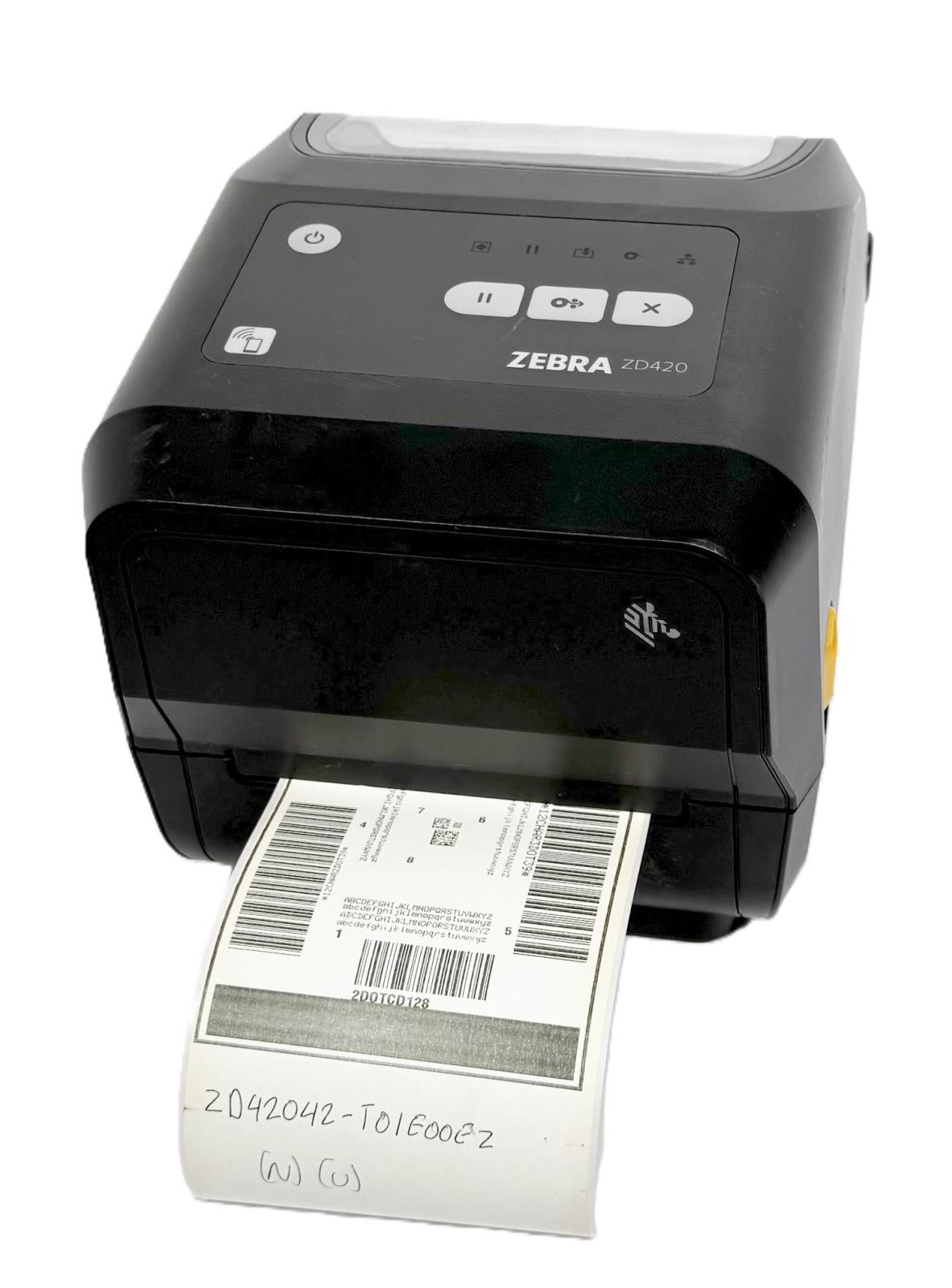 Zebra ZD420 ZD42042-T01E00EZ Thermal Barcode Label Printer USB Network 203DPI