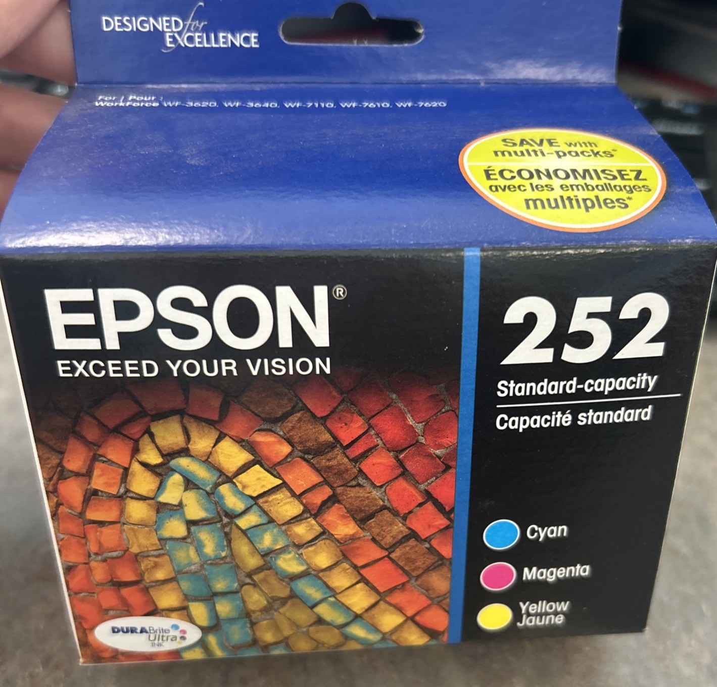 Epson 252 Ink – Cyan, Magenta, Yellow Cartridges 2019