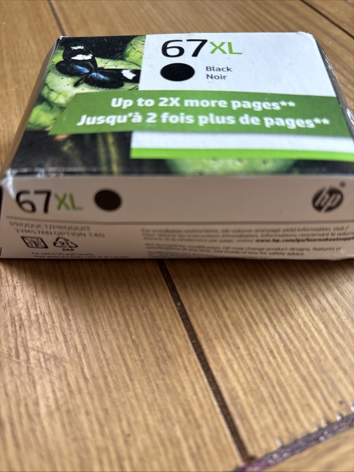 HP 67XL Black Toner Cartridge – 3YM57AN#140