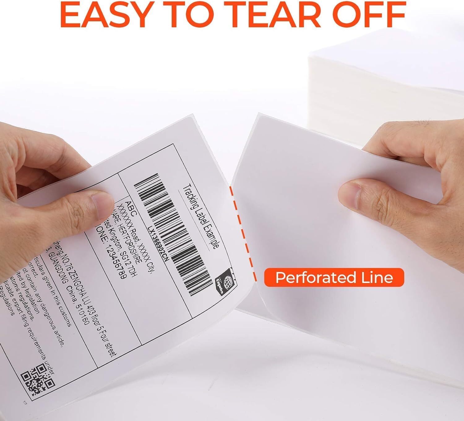 100-1000PCS 4″ x 6″ Thermal Direct Shipping Label For Zebra MUNBYN Phomemo