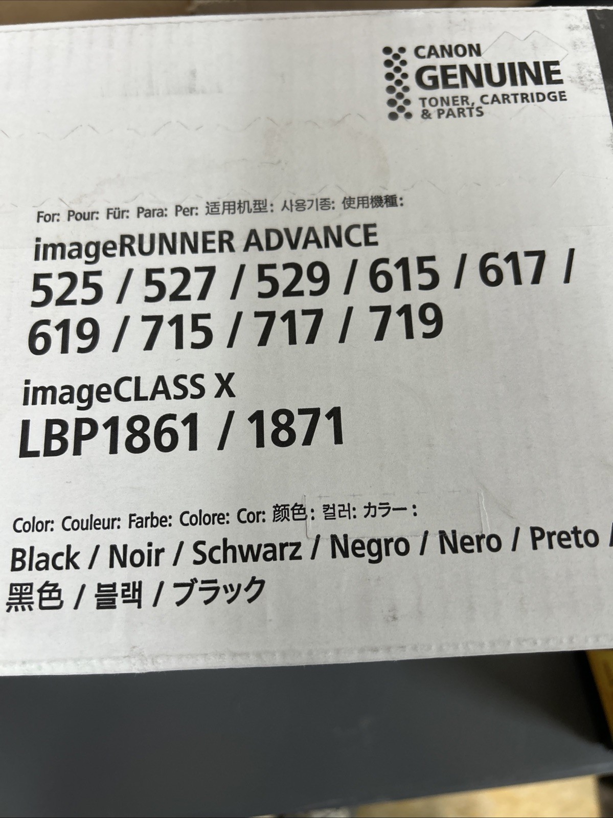 Canon T03 Original Toner Cartridge – Black