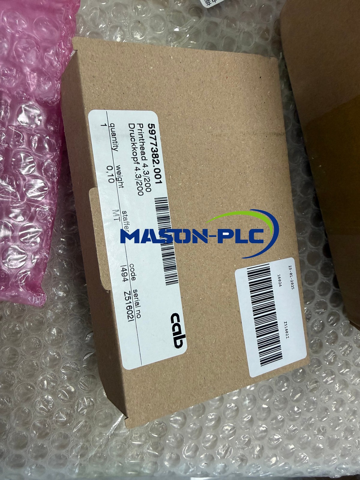 1pcs new 5977382 print head for CAB Squix 4.3 200dpi Expedited Shipping free tax