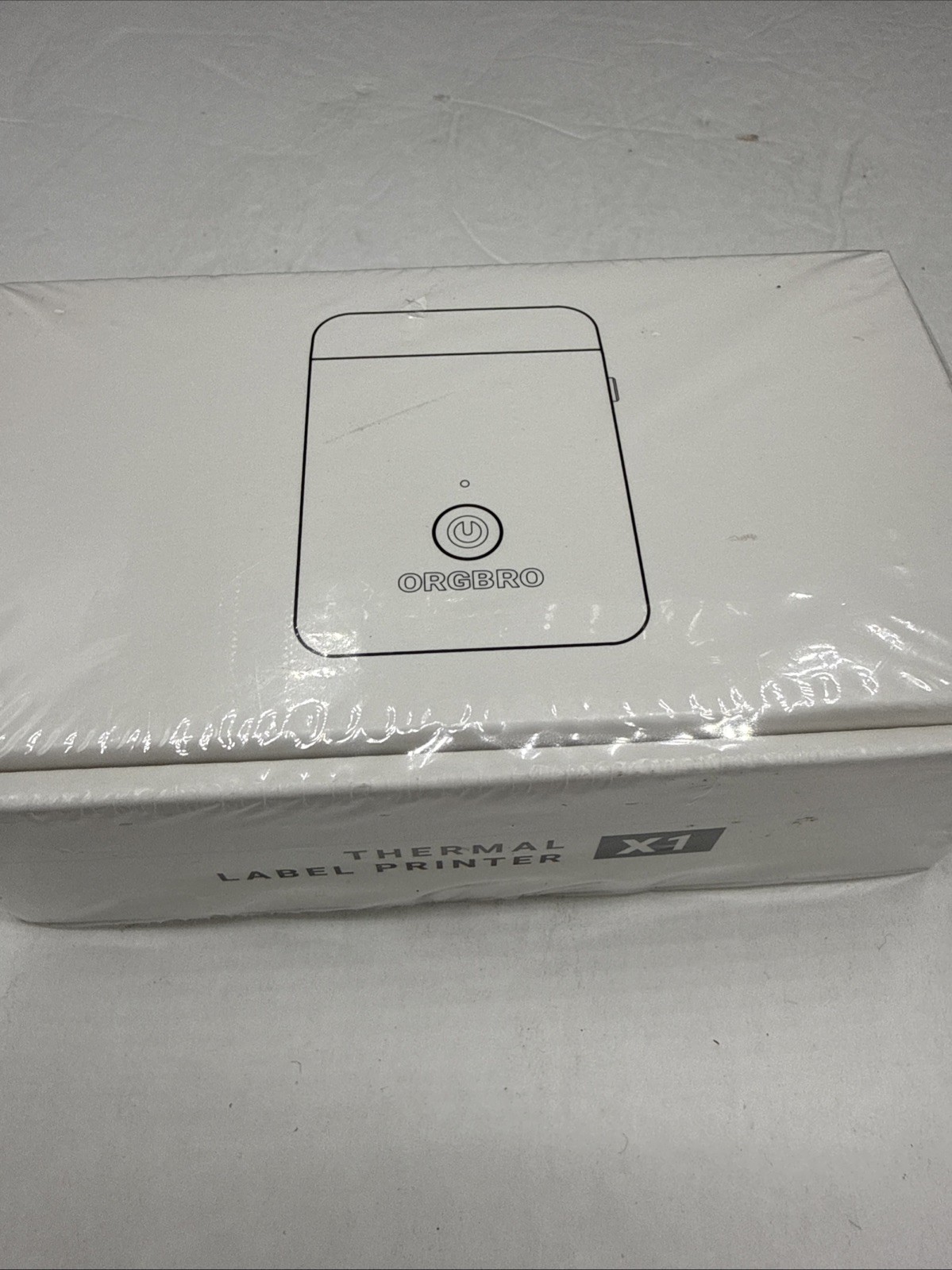 ORGBRO X1 White Label Maker Machine with Tape Thermal Portable Bluetooth NEW