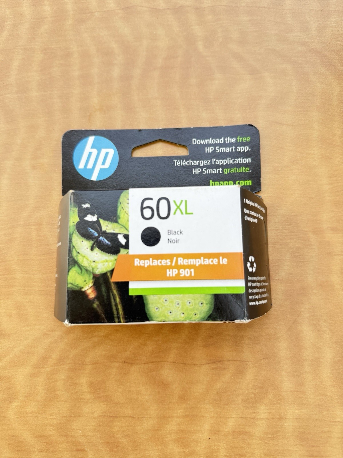 Genuine HP 60XL Black Ink Cartridge CC641WN Exp 2026 Sealed OEM