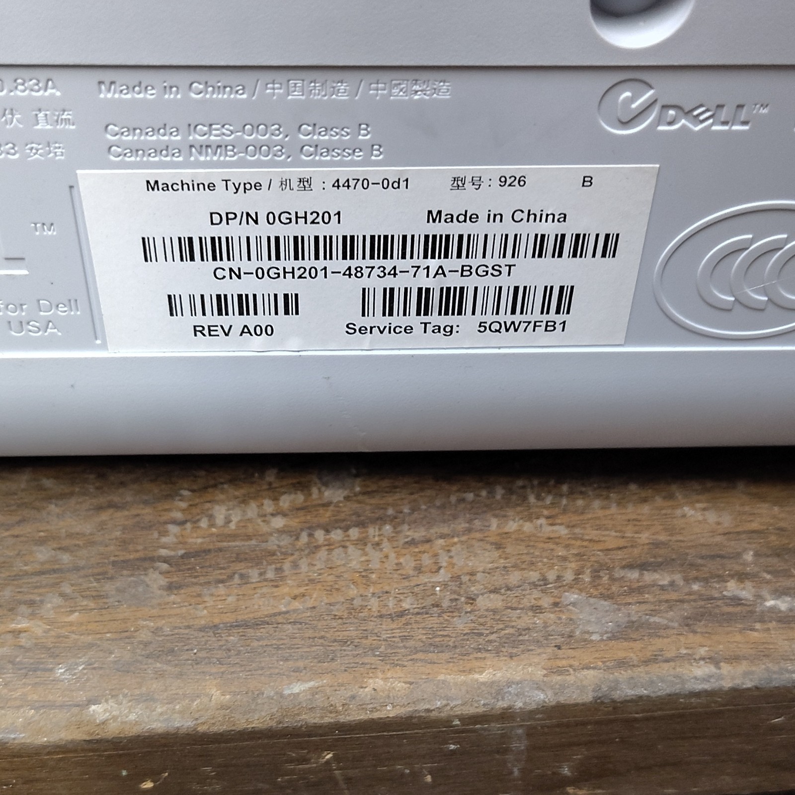 Dell Photo 926 Color Inkjet Photo Printer 4800×1200 PictBridge 64MB 0GH201