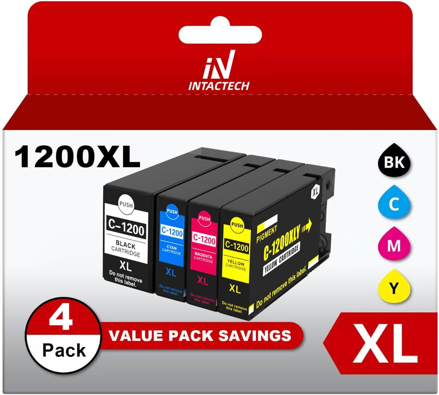 PGI-1200XL Compatible Ink Cartridges Replacement for Canon MB2320 MB2720 MB2700