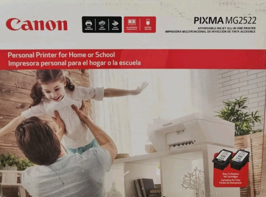 Canon Pixma MG2522 2520 Inkjet Printer