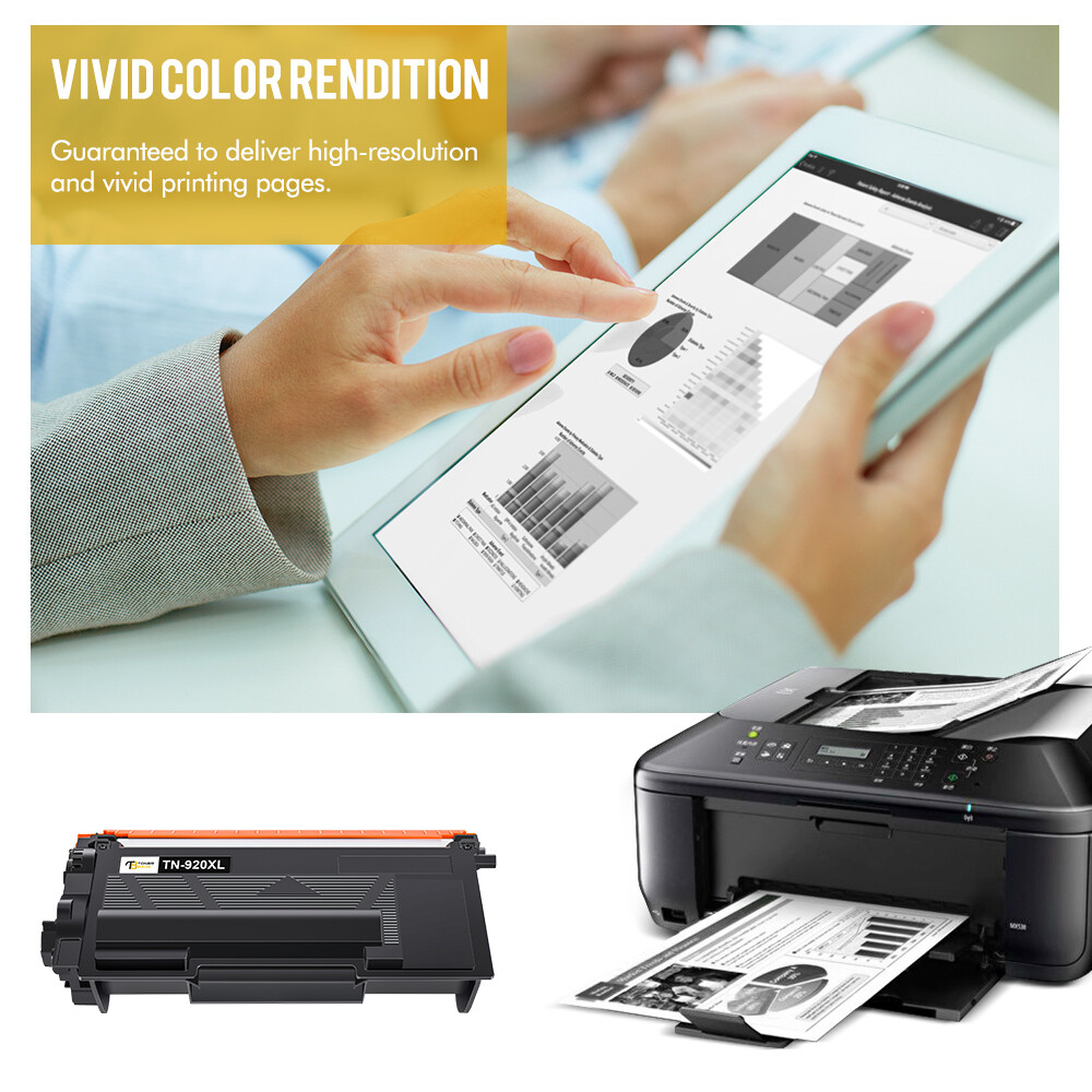 2x TN920 Toner Compatible With Brother TN920XL HL-L6310DW HL-L5215DW MFC-L5915DW