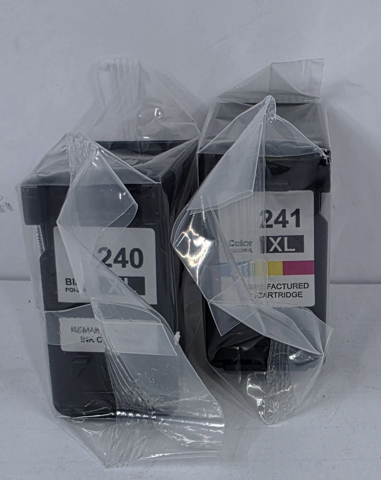 PG-240 XL/CL-241 XL High Yield Ink Cartridges, 1 Black, 1 Color (2 Pack) Sealed