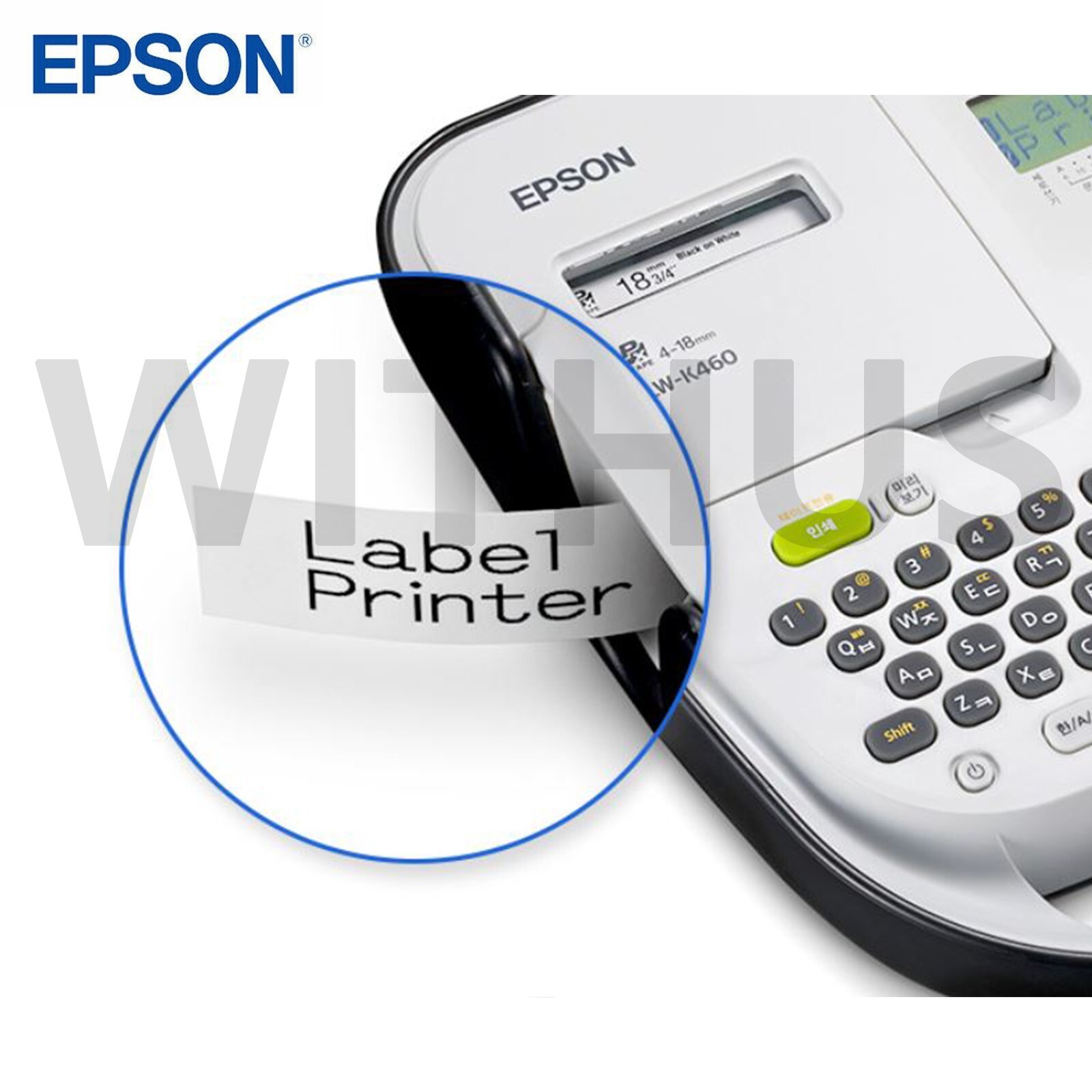 EPSON LW-K460 Label Printer 4~18mm 183x218x58mm 580g *English/Korean*_