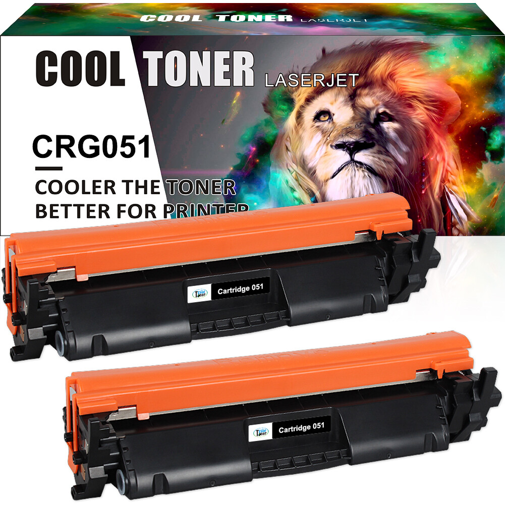 2pk Toner Compatible for Canon 051 ImageCLASS LBP162dw MF264dw MF267dw MF269dw