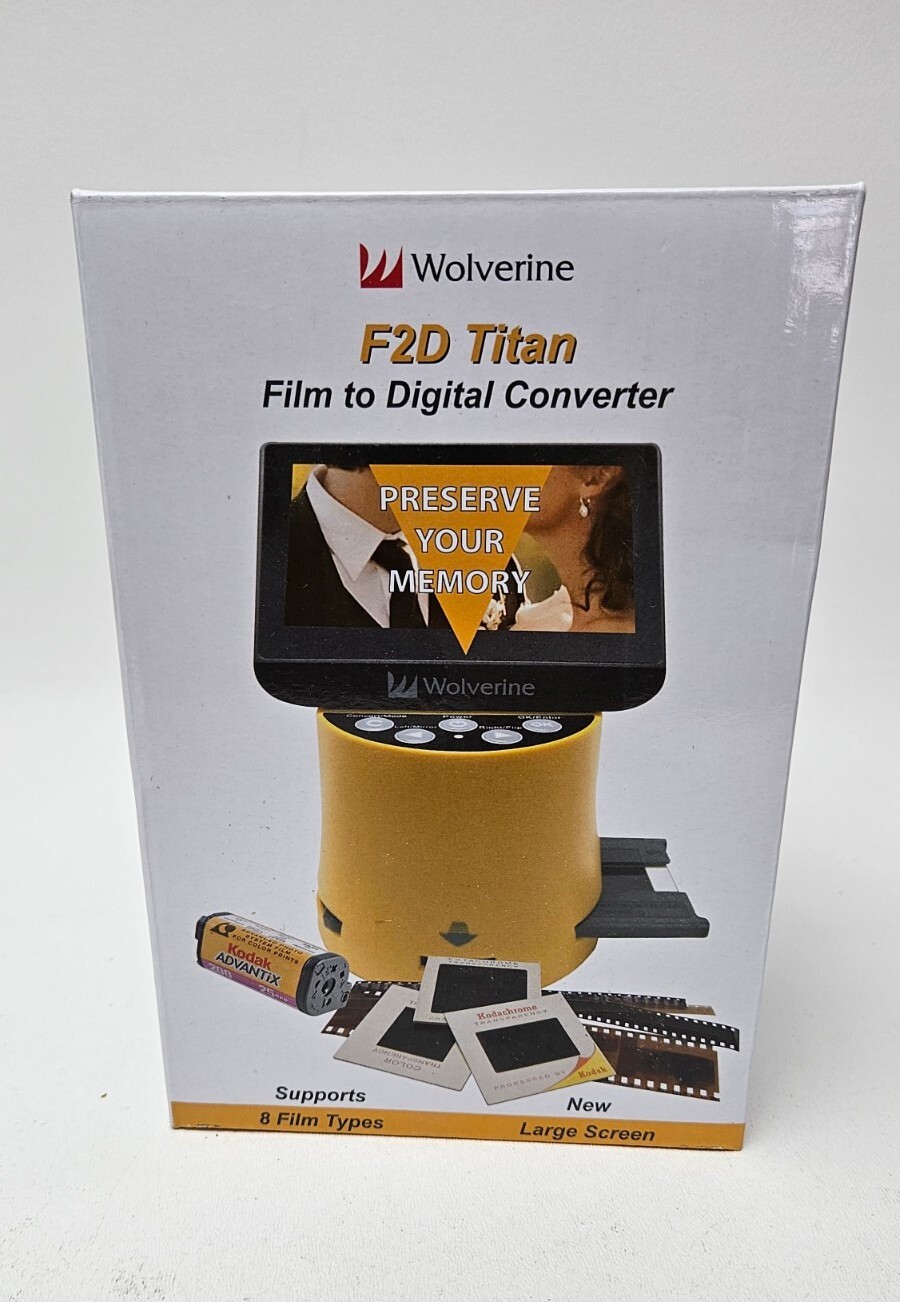 New Wolverine F2DTITAN Titan 8-in-1 Film to Digital Converter