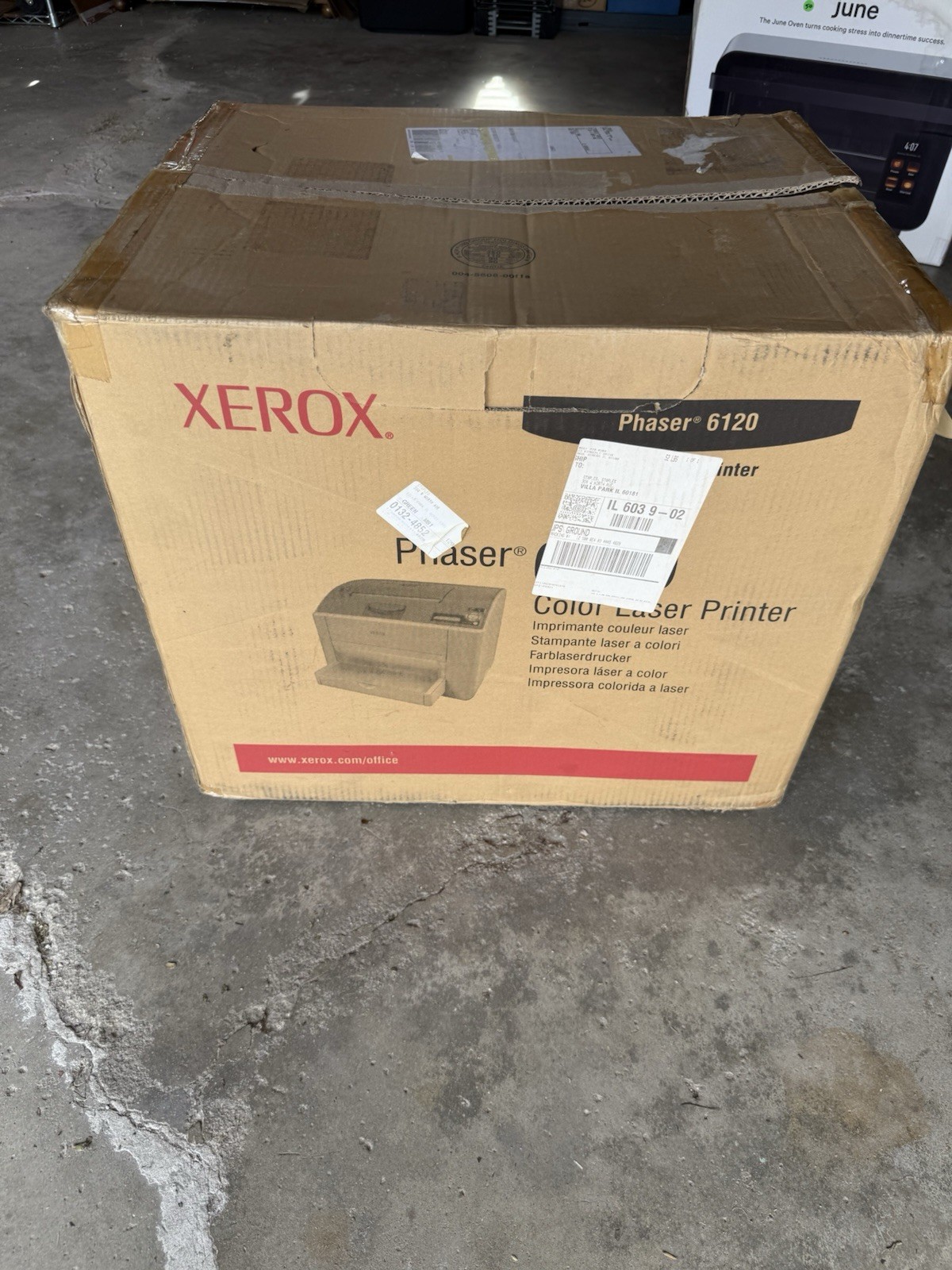 Xerox Phaser 6120 Color Laser Printer New Open Box Original Packaging