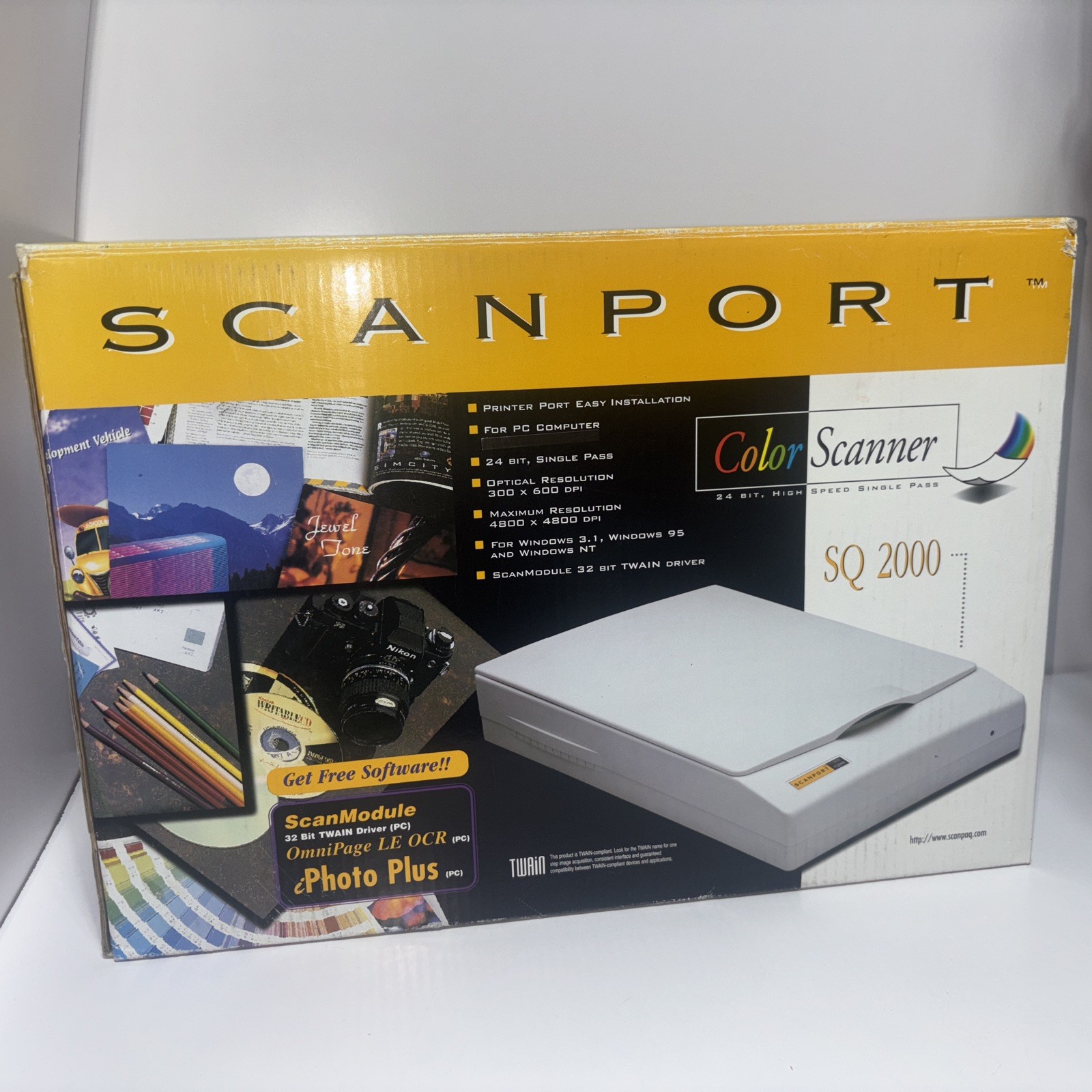 (SEALED) ULTRARARE Scanport SQ2000 Color Scanner 24 Bit High Speed Single Pass