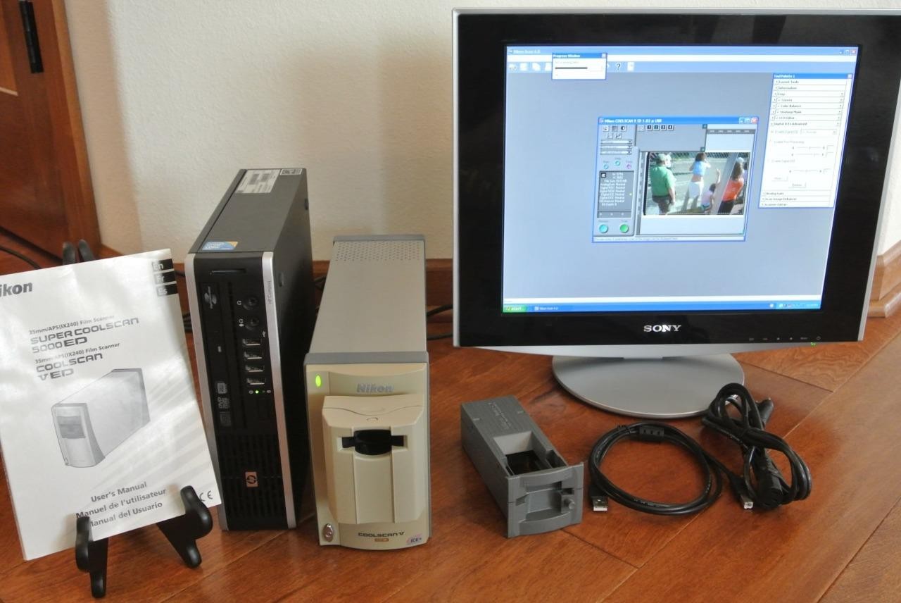 NIKON CoolScan V ED LS 50 Excellent Condition SLIDE & FILM Scanner w/ COMPUTER