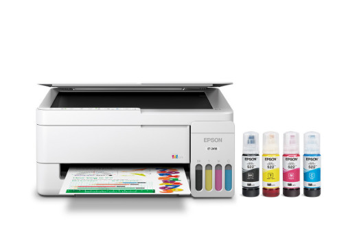 Epson EcoTank ET-2400/ET-2418 Wireless All-in-One Color Supertank WHITE COLOR