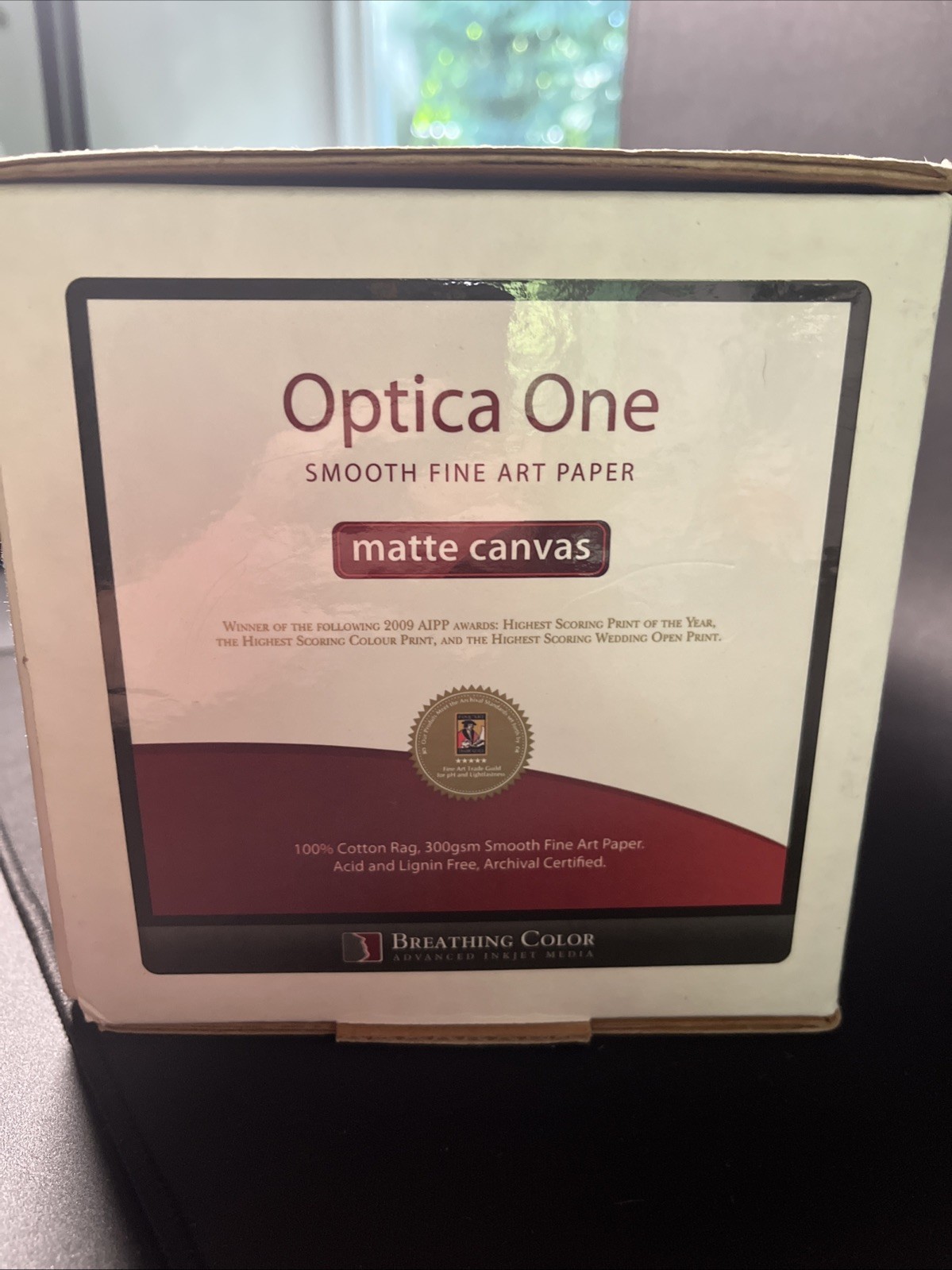 Breathing Color Optica One 17″x 20′ Roll Fine Art Matte Canvas Printing Paper