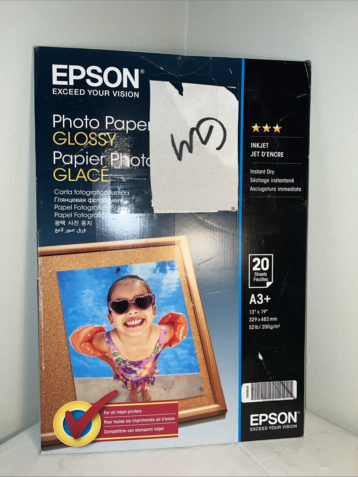 Epson Glossy A3 Plus Photo Paper 20 Sheet