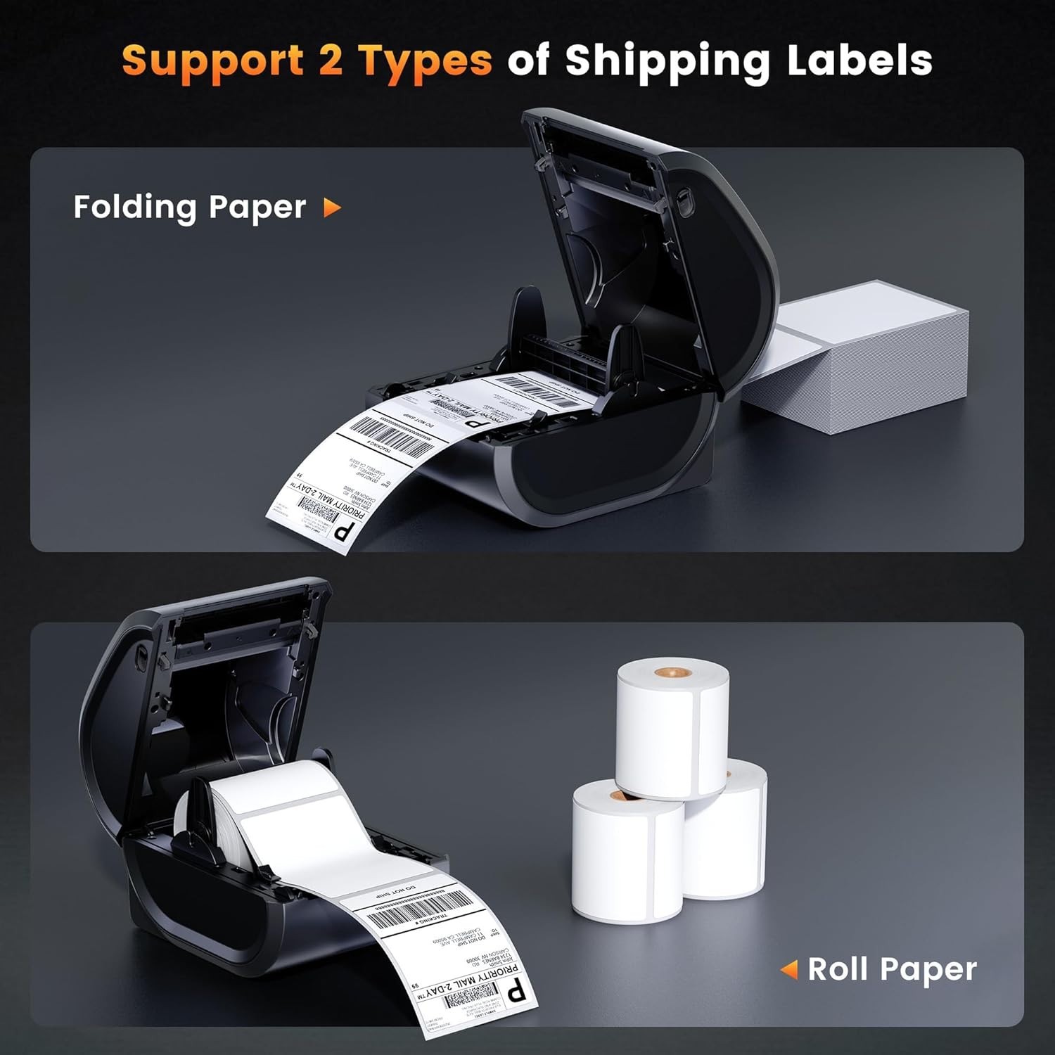 Phomemo Bluetooth Thermal Label Printer 4×6 Wireless Shipping Label Printer Lot