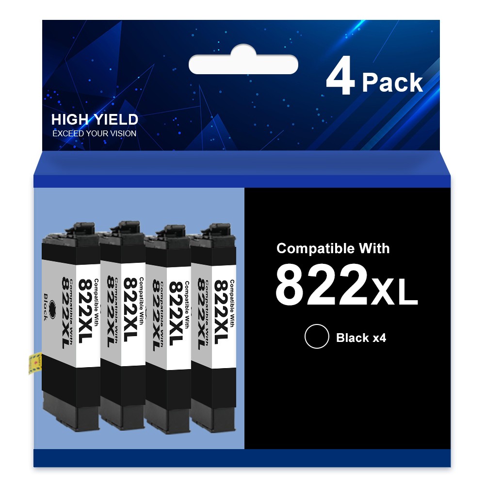 822XL T822XL Ink Cartridges For Epson WorkForce Pro WF-4833 WF-4834 WF-4820 Lot