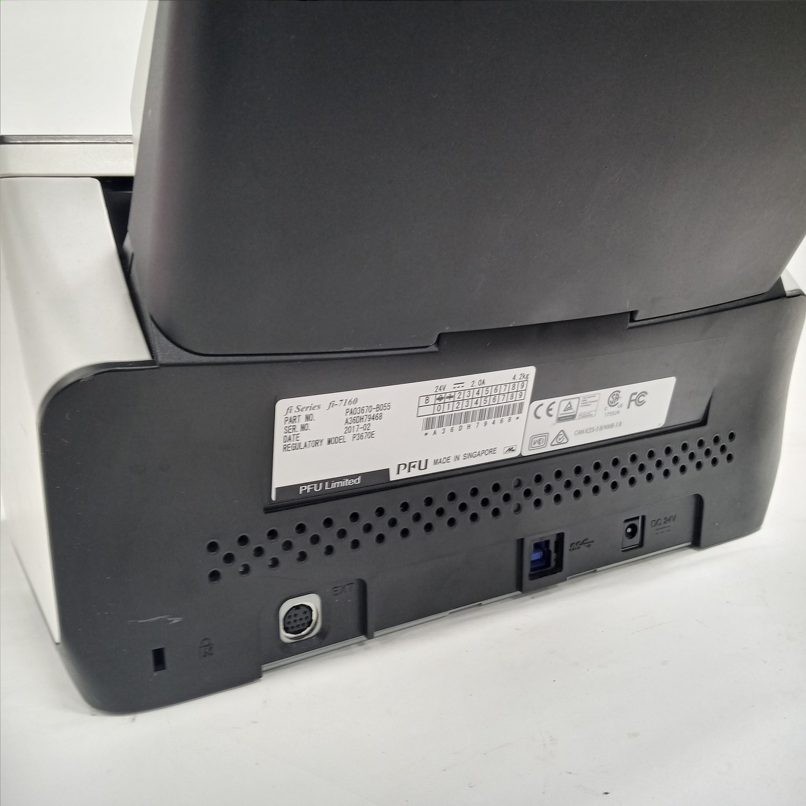 Fujitsu fi-7160 Document & Image Duplex 6000DPI Scanner PA03670-B055 – WORKING