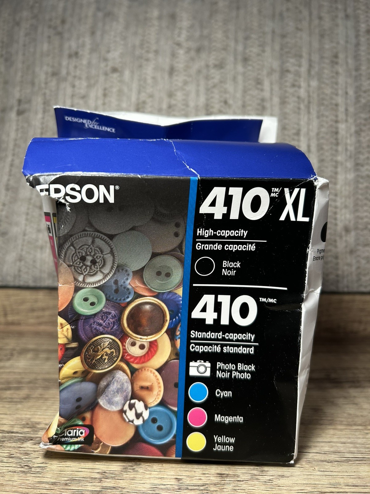 Epson410XL Black & Standard Capacity Photo Black C/M/Y Cartridges EXP 11/2028