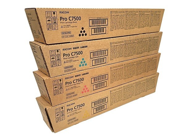 Genuine Ricoh Pro C7500 Complete Toner Set