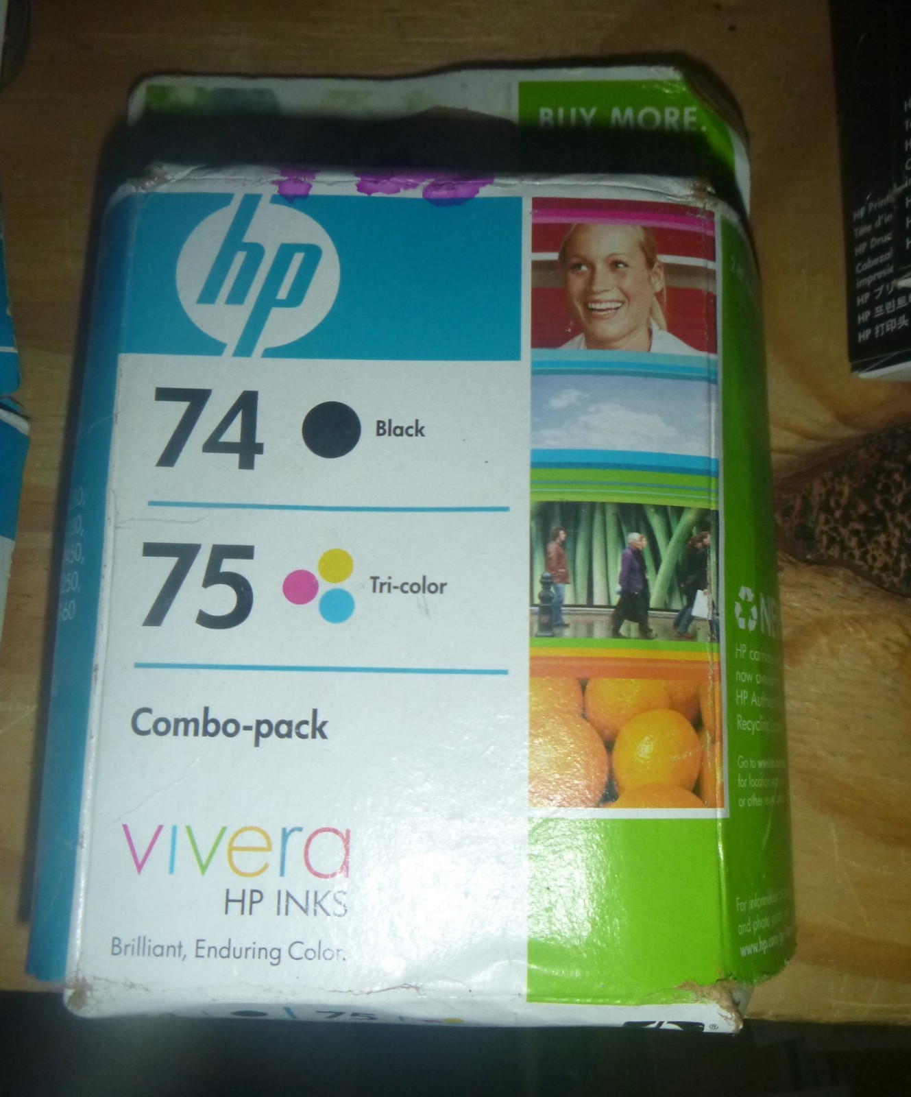NEW Genuine HP 74 75 Ink Cartridge Combo For HP C4580 C5580 Printer OEM Expired