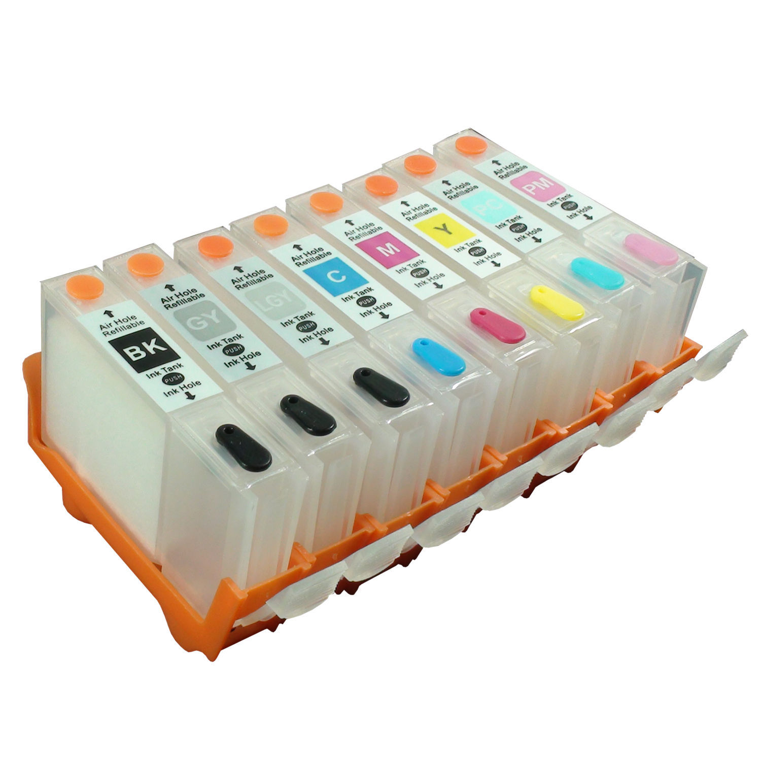 8PK Empty Refillable Ink Cartridges CLI-42 CLI42 for Canon Pixma Pro-100