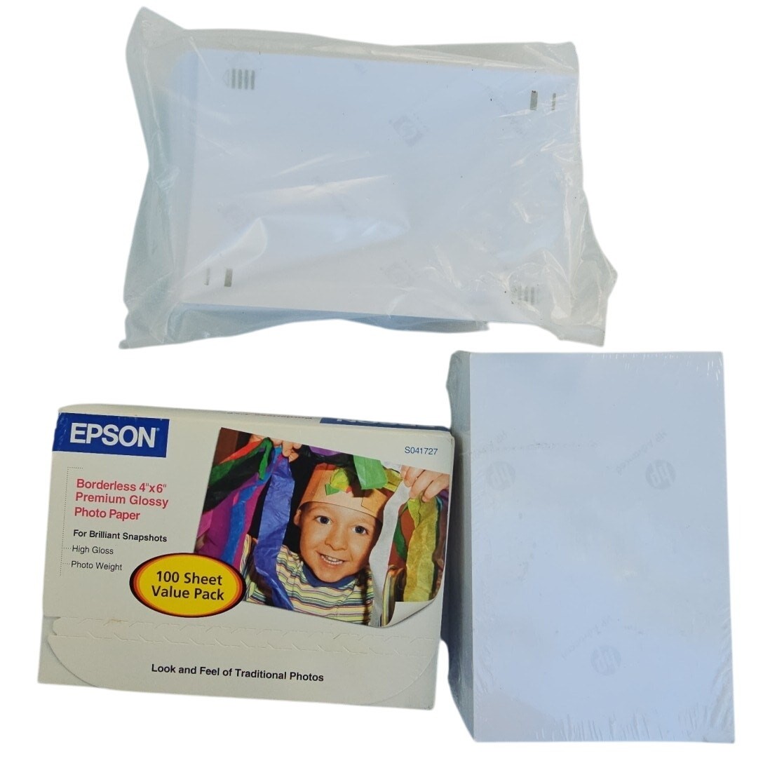 Blank Photo Paper for Photo Printer – High Gloss Finish – 4×6 Inch Sheets