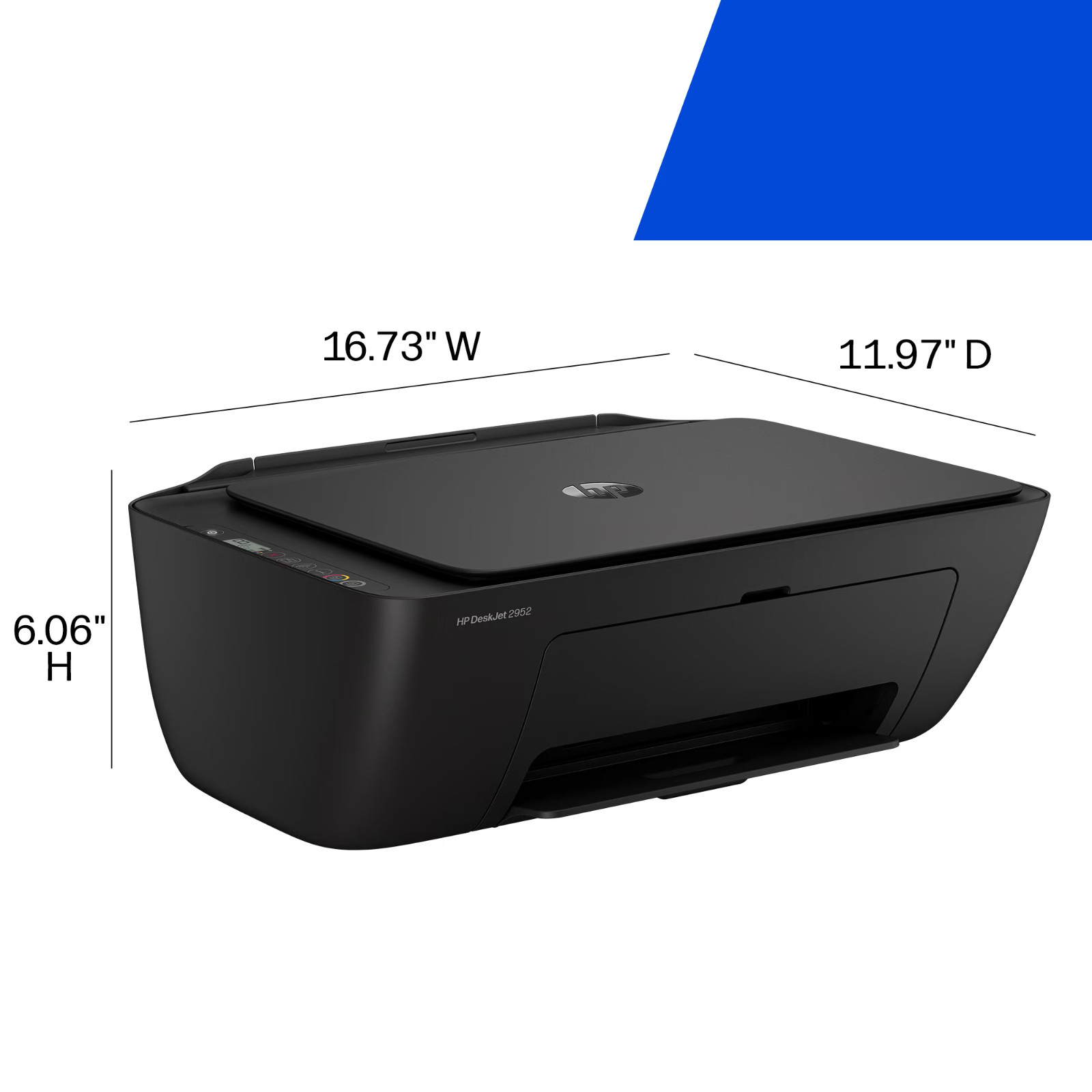 HP DeskJet 2952 Wireless All-in-One Color Printer Black FREE SHIP