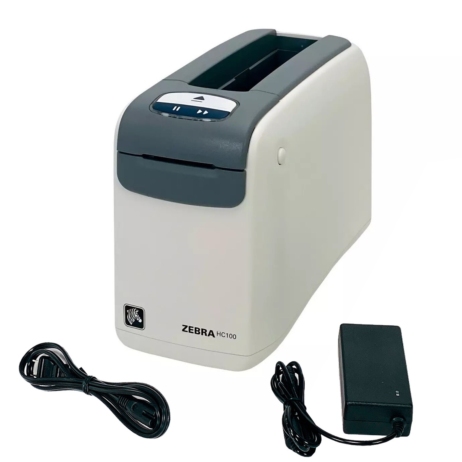 Zebra HC100 Direct Thermal Wristband ID Label Printer 300 DPI USB Ethernet