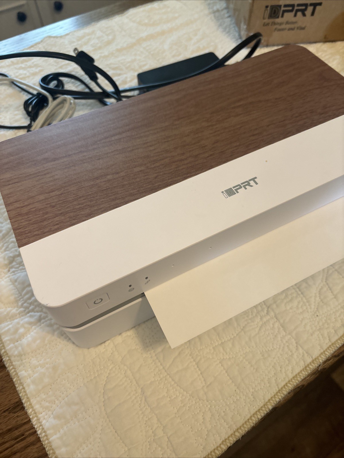 iDPRT Future800 A4 Thermal Printer, Portable Printer 300dpi Res + Roll Of Paper