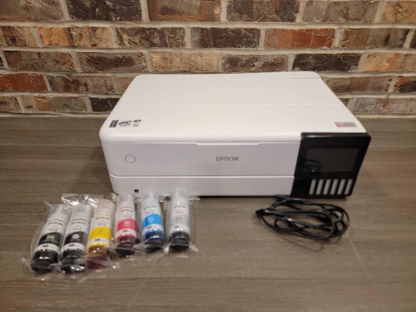 Open Box Damaged Read Epson EcoTank Photo ET-8550 Color Inkjet All-In-One