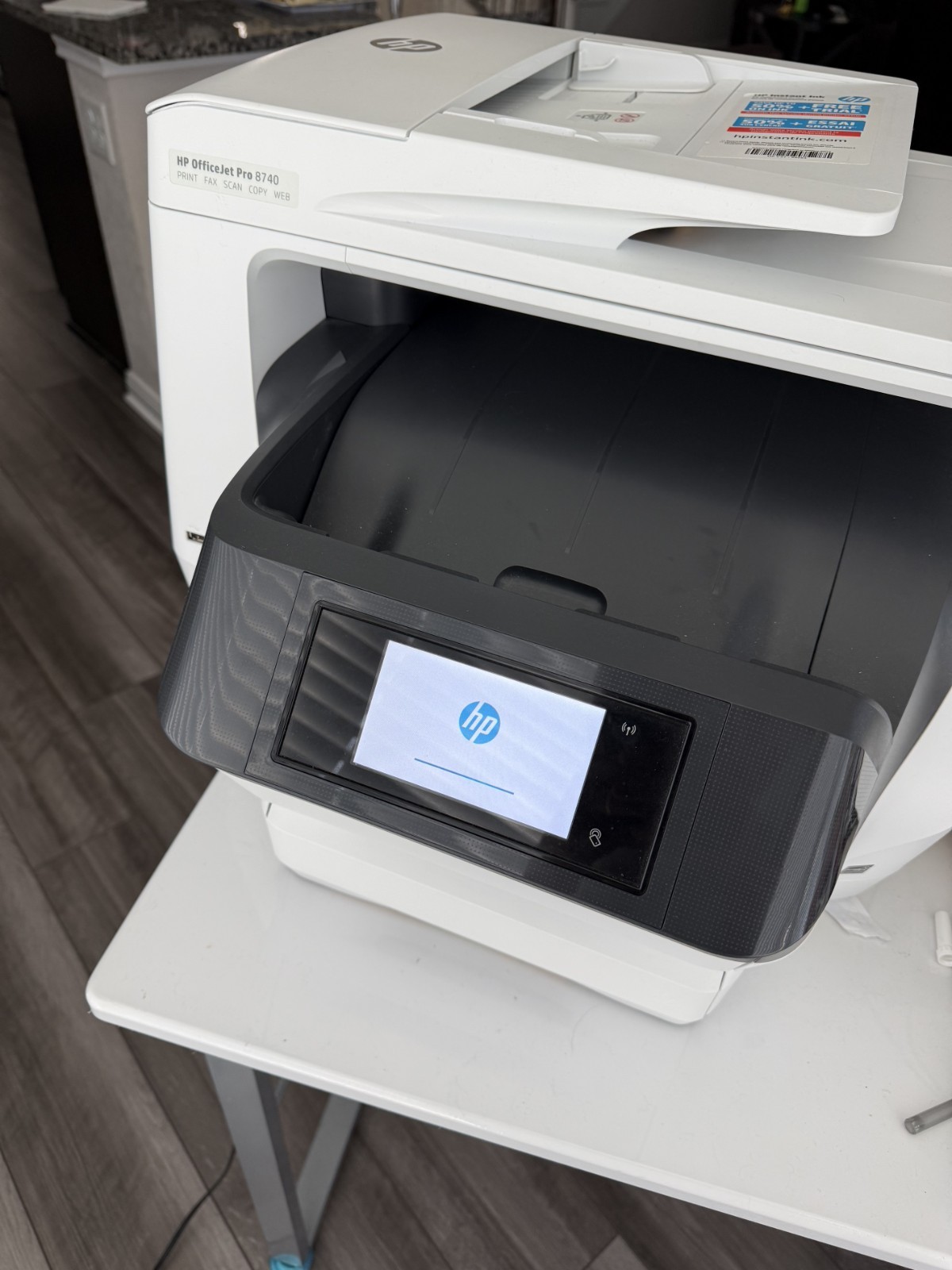 HP OfficeJet Pro 8740 All-in-One Wireless Color Inkjet Printer w/o Ink