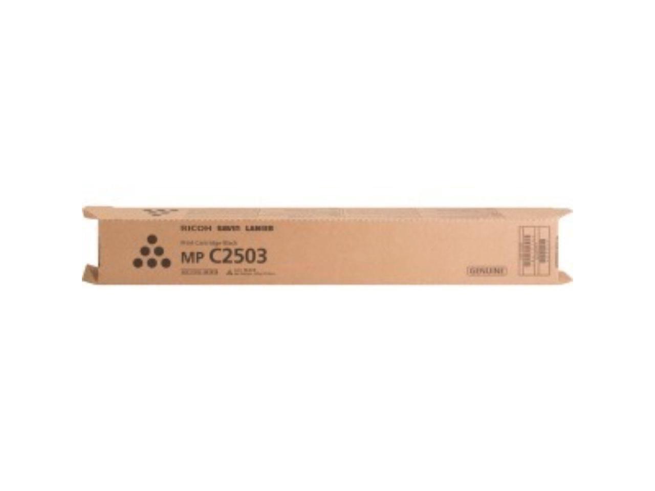 RICOH BLACK TONER CARTRIDGE FOR USE IN MPC2003 MPC2004 MPC2503 MPC2504 ESTIMATED