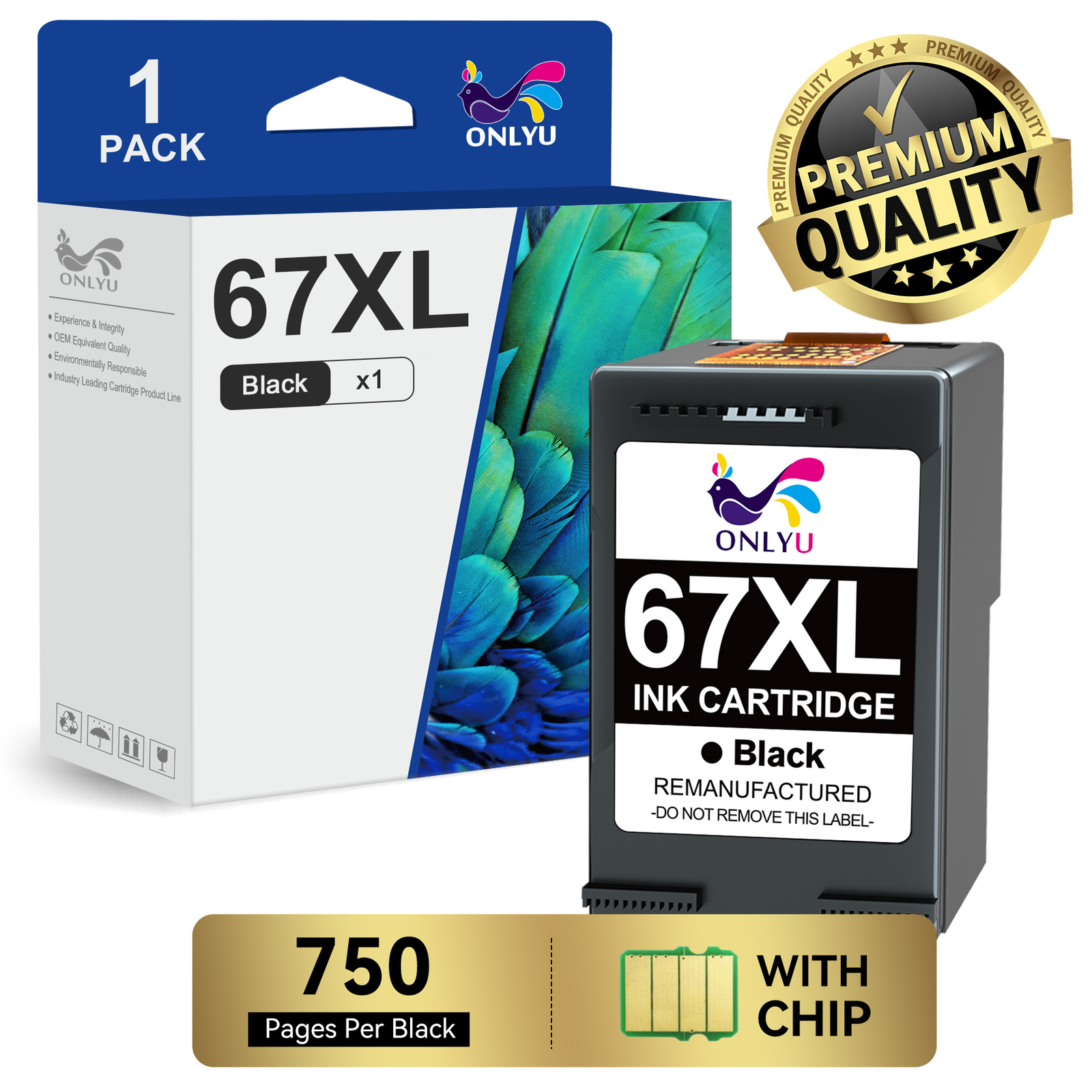 67xl Ink Cartridges for HP 67 Ink Deskjet 2700 2755 4155 Envy 6000 6055 Printers