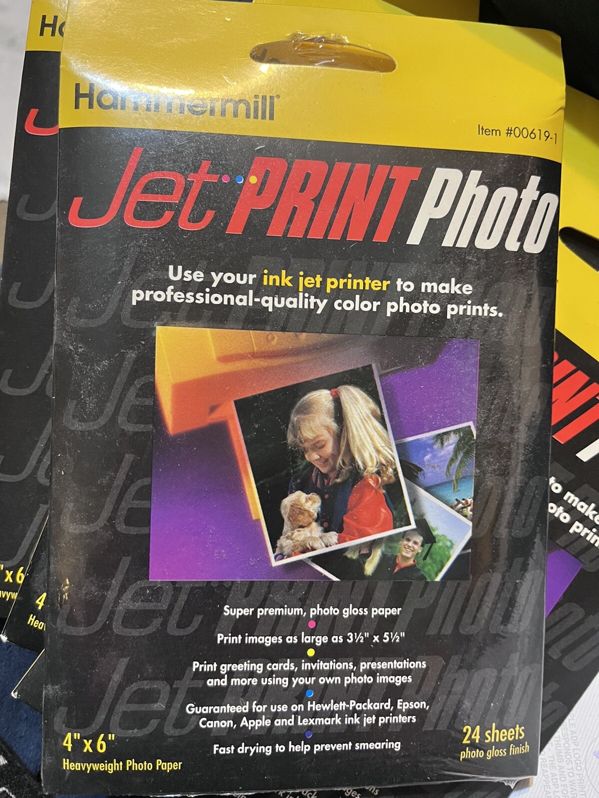 Jet Print Premium Photo Paper 24 Sheets 4×6 Brilliant Gloss 00619-1 Media