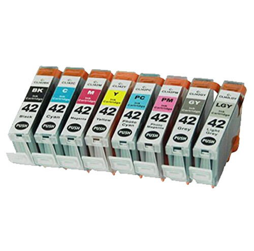 Ink Tanks Color Value Pack for CLI-42 Canon Pixma PRO-100 Printer (with Chip)