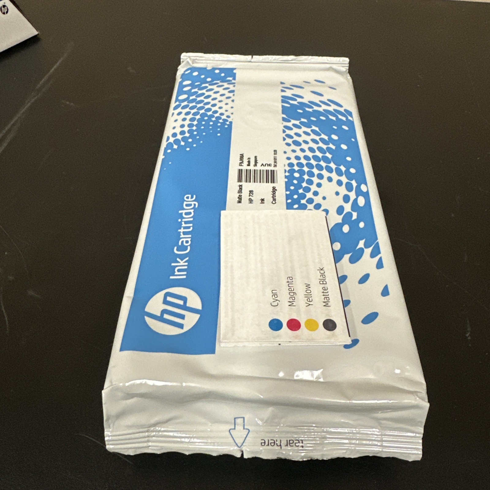 HP 728 300ml (F9J68A) Matte Black Cartridge Genuine – 04/2027