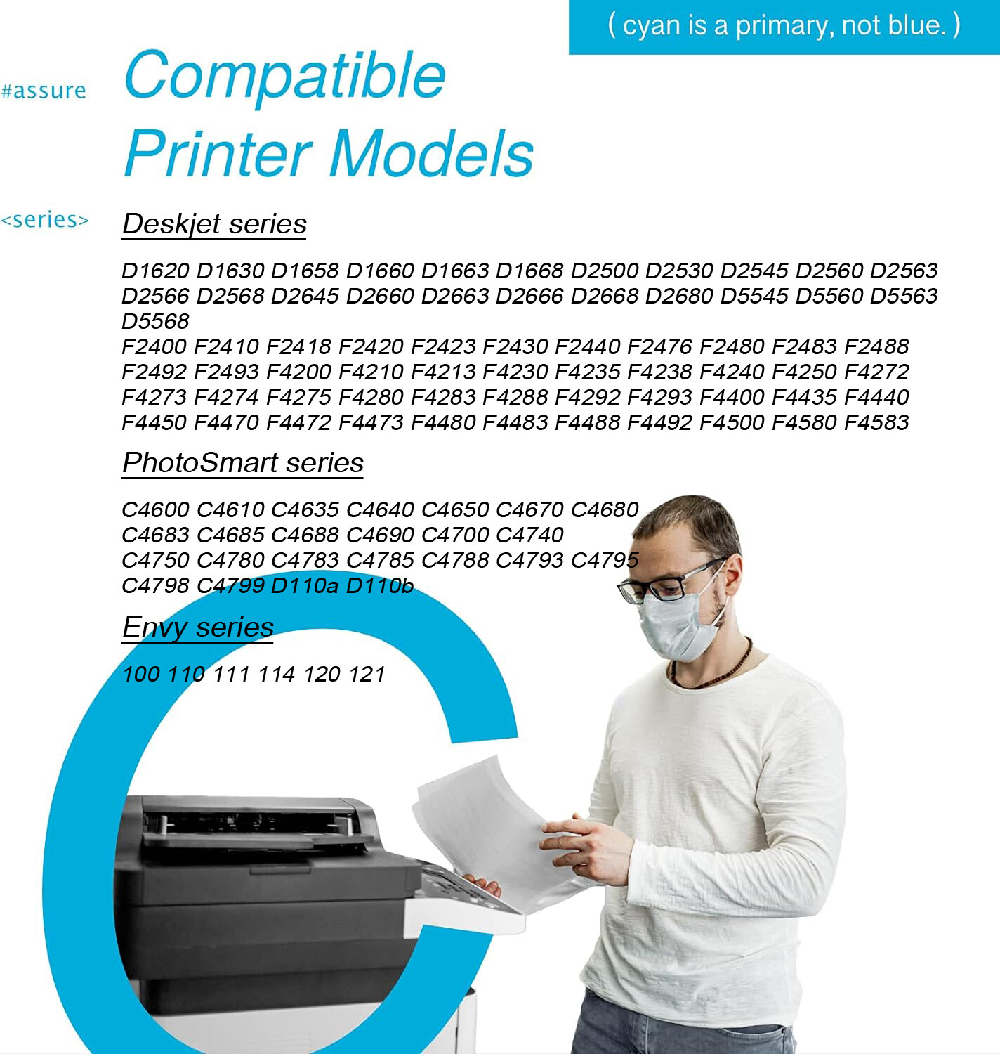 60XL 60 XL Ink Compatible for HP Deskjet F4440 D2660 F4275 F4280 F4580 F4480 Lot