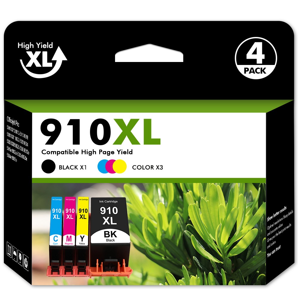 910XL Ink Cartridges W/Chip for HP OfficeJet Pro 8010 8015 8020 8022 8025 8028