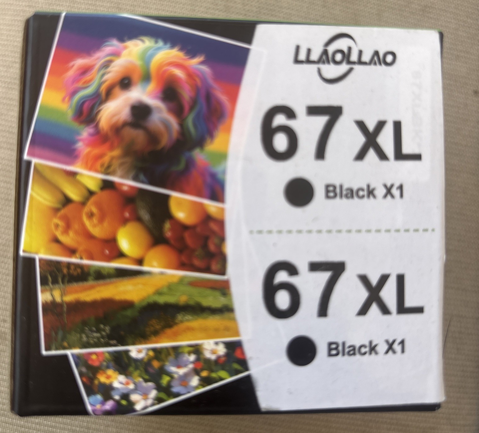 67XL Ink 2 PK Replacement For HP 67 Ink Cartridge Deskjet 2855e 2755e 2700e