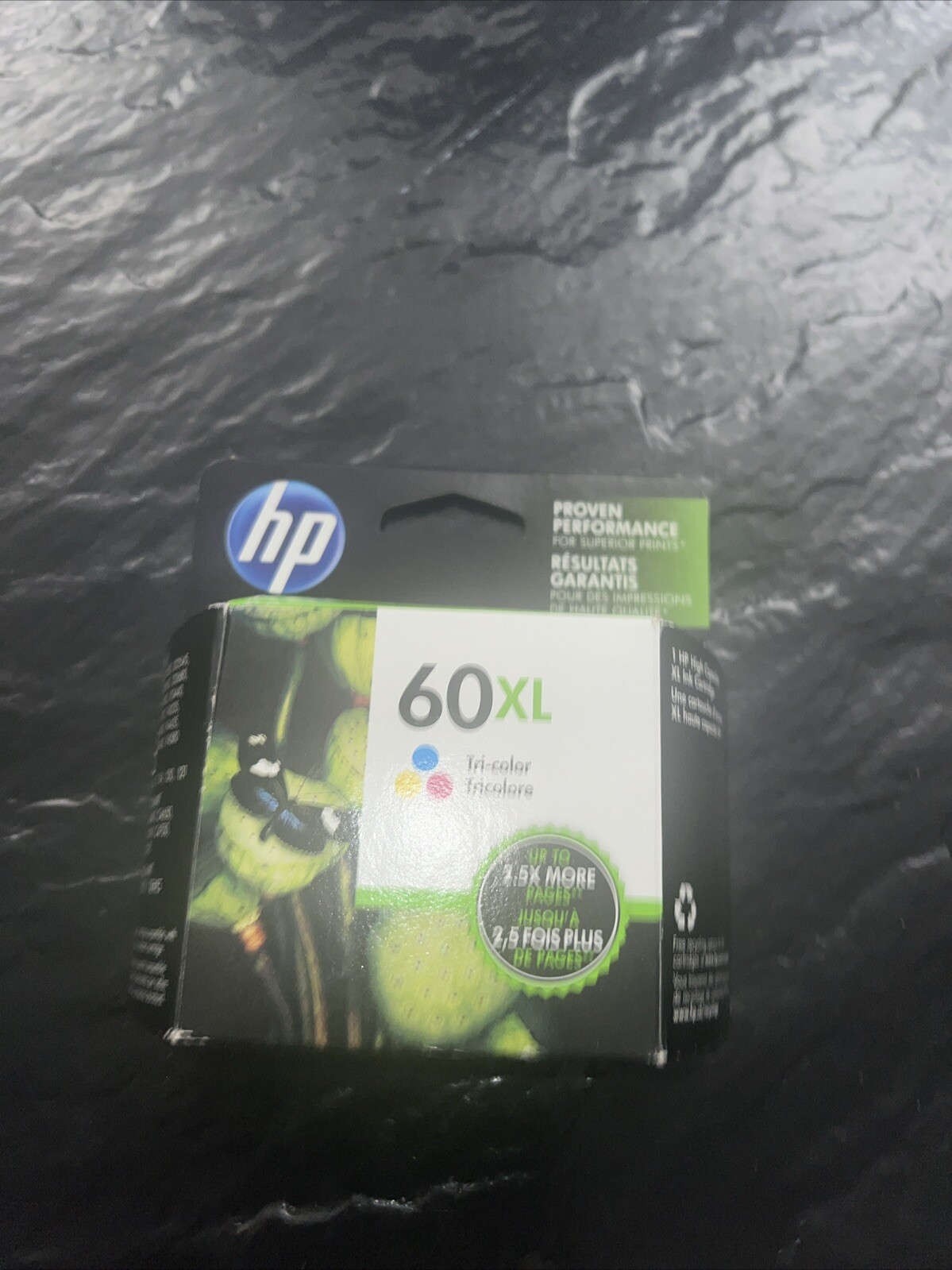 HP 60XL Tri-Color High Yield Ink Cartridge (CC644WN) China Exp Oct 2016